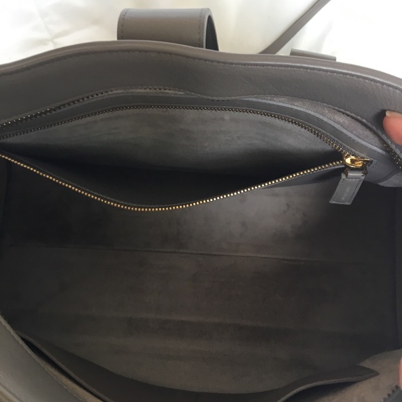 YSL Large Bo Monogram Satchel (Grey) - Picture 4 of 8